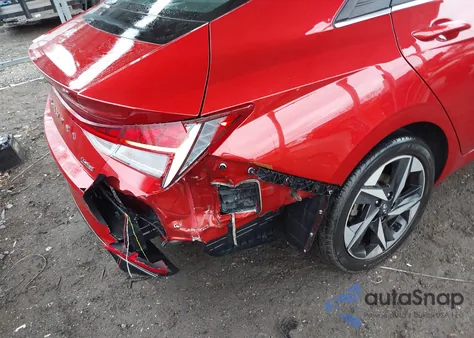 2021 Hyundai Elantra Limited из США, поврежденный, VIN KMHLP4AGXMU098136